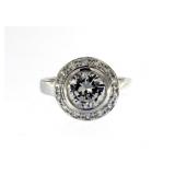 Bezel Set Brilliant 2.50 ct White Topaz Solitaire