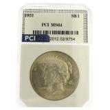 1922 MS64 Silver Peace Dollar