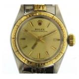 Ladies Oyster Perpetual Champagne Rolex Watch