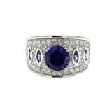 Brilliant 2.50 ct Tanzanite Designer Ring