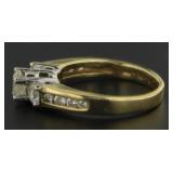 14kt Gold Brilliant 1.00 ct Diamond Ring