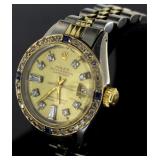 Ladies Oyster Datejust Rolex Watch w