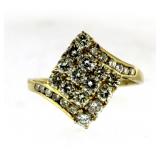 14kt Gold 2.00 ct Diamond Cocktail Ring