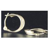 14kt Gold Huggie Hoop Earrings
