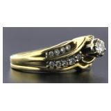 14kt Gold Brilliant 1/2 ct Diamond Solitaire Ring