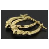 14kt Gold Hoop Earrings