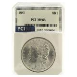 1887 MS65 Morgan Silver Dollar