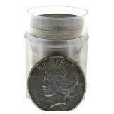 Collection (20) Mixed Date Peace Silver Dollars