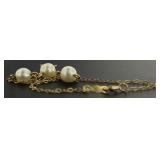 10kt Gold Pearl Bracelet
