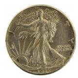 1939-S Walking Liberty Silver Half Dollar