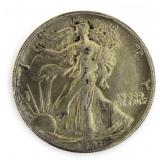1941 Walking Liberty Silver Half Dollar