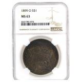 1899-O MS63 Morgan Silver Dollar TONED