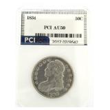 1834 AU Capped Bust Silver Half Dollar