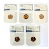 1960-1964 RD Lincoln Pennys PR69