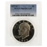 1977-S Eisdenhower Dollar PCGS PR69DCAM