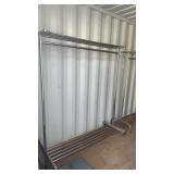 metal Rolling garment rack (sc9)