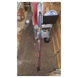 Snow blade and brush