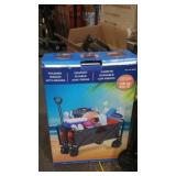 $90 Folding wagon with brakes opened