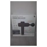 $80 Sharper image deep tissue massager opened
