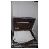 Briefcase opened