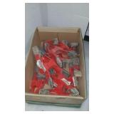 Box of heavy duty clamps