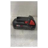 Milwaukee battery used not tested