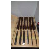 Wood lathe tools kit used