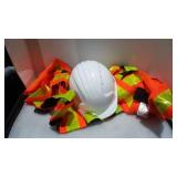 2 safety vest & 1 safety helmet