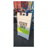 Plastic A-frame sign