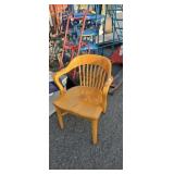 Solid wood chair