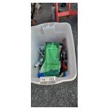 Container of tools and painting items