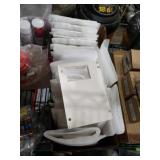 Box of misc metal items