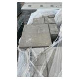 interlocking patio bricks 15'x12'x2 1/2' approx 90