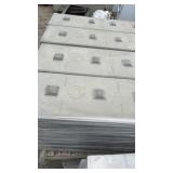 11 1/2 x 39 1/4' x 7' cement patio blocks