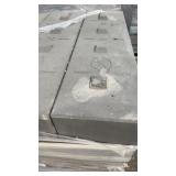 11 1/2 x 39 1/4' x 7' patio blocks quantity 12