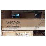 New VIVO mount 101G1W white pneumatic arm, single