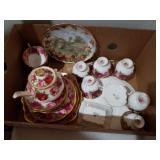 Vintage dinnerware royal albert english rose set