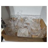 Box of vintage crystal set
