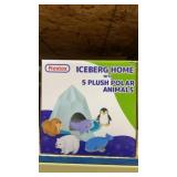 New iceberg home with 5 plush polar animals