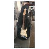 Electric guitar and case