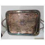 Vintage silver tray