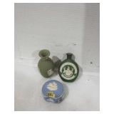 3 vintage ornaments