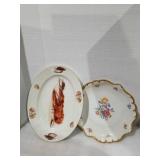 2 vintage platters
