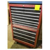 Rolling toolbox with contents used no key