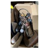 Box of assorted tools