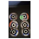 6 assorted grinding discs