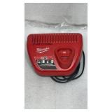 Milwaukee M12 charger not tested