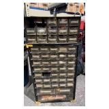 Storage cabinet with contents used