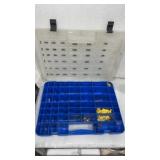 Plastic storage compartment box for small tools