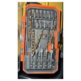 A container of drillbits